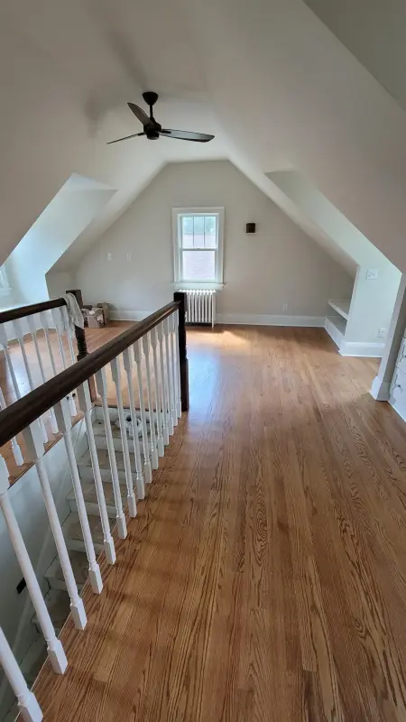 Stairwell and railings